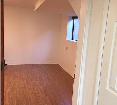 Looking into living room from entrance hall