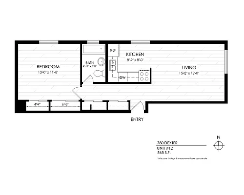 Floor plan 1 Bedroom