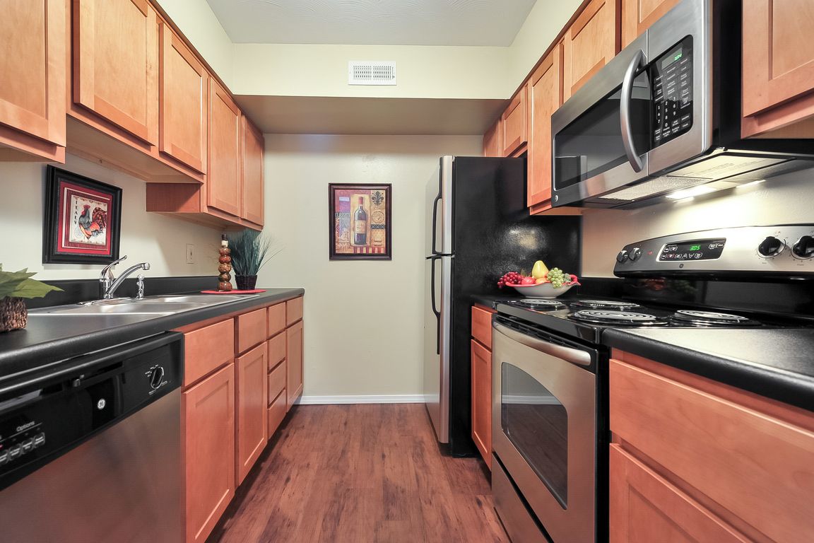Kitchen at Deerfield Apartments
