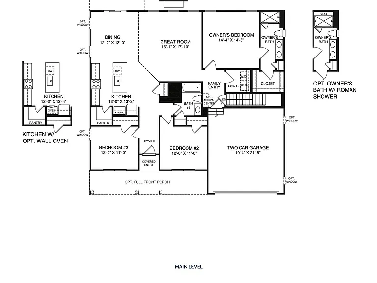 The floor plan is reversed and gives approximate room sizes, etc.
