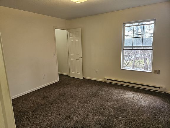 bedroom with walk in closet