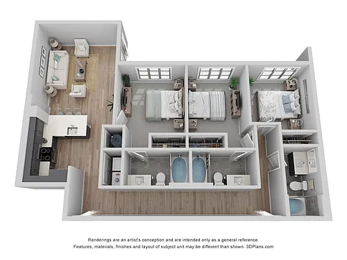 Floor plan A-3A4