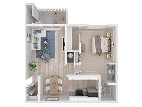 Floor plan 1X1