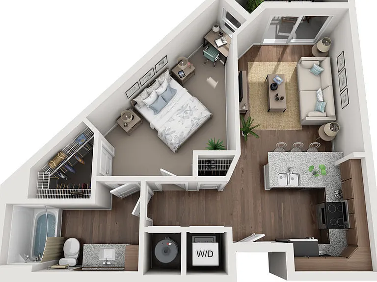 A1e floor plan The Carson