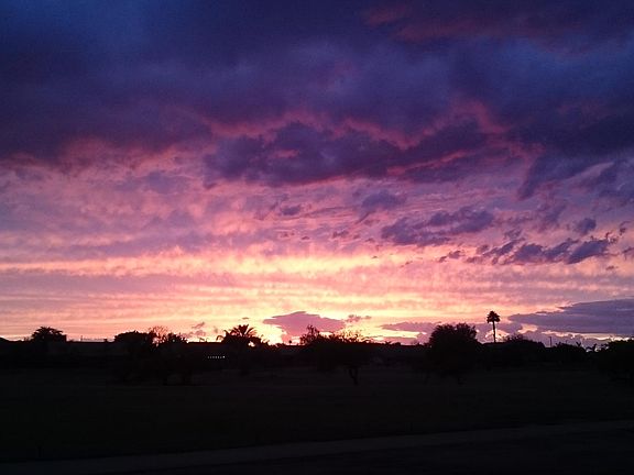 Beautiful sunset.