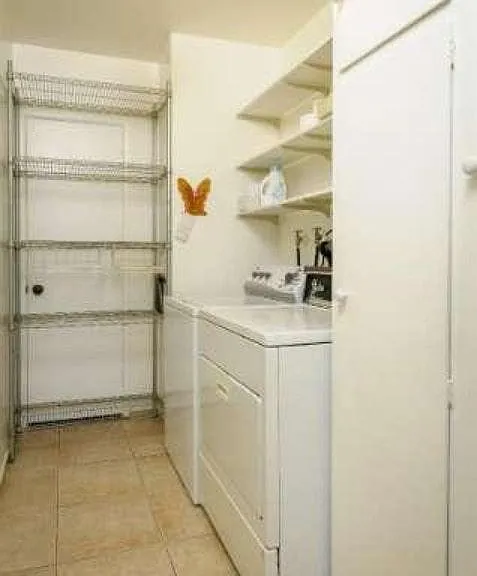 Separate laundry room