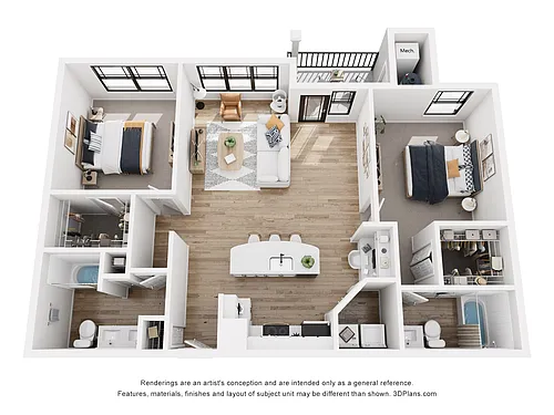 Floor plan Emerald Renovated