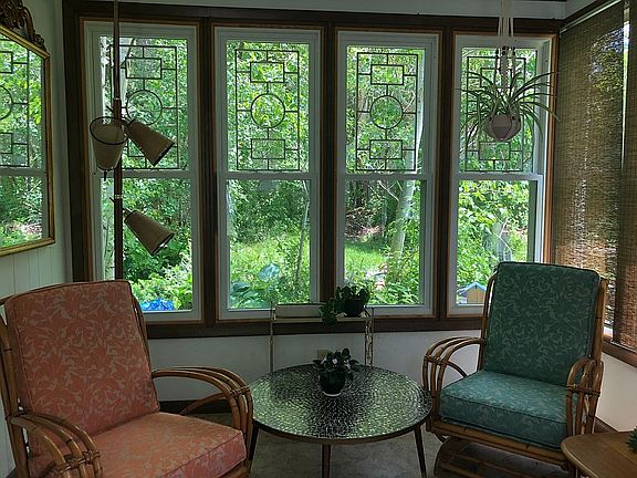 Breezy sunroom.