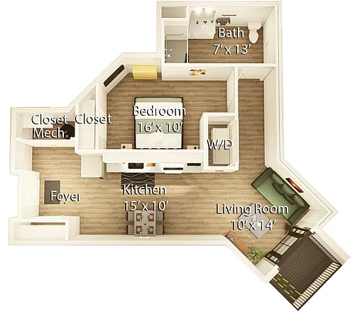 Floor plan Goodale