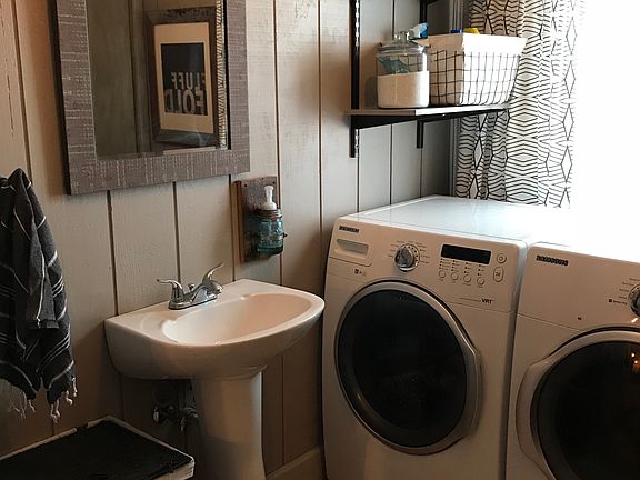 Laundry with full bath