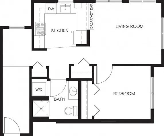 Floor plans are artist's rendering. All dimensions are approximate. Actual product and specifications may vary in dimension or detail. Not all features are available in every apartment. Prices and availability are subject to change. Floor plans are artist