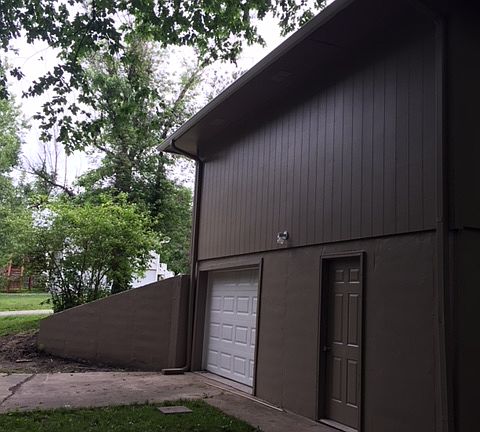 Garage and walk-in doors.