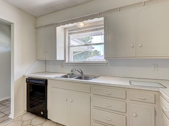 kitchen with new dishwasher