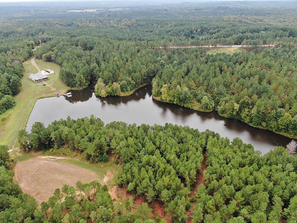 House And Lake Aerial