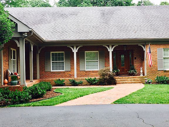 Brick sidewalk to front door