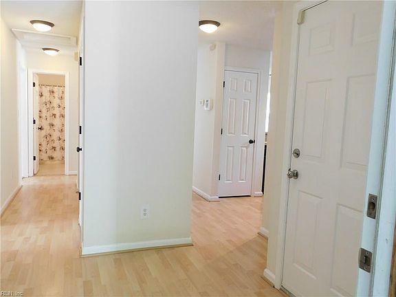 View from the front door. Garage Door is to the right, bedrooms are to the left, kitchen and great room are up and to the right side.