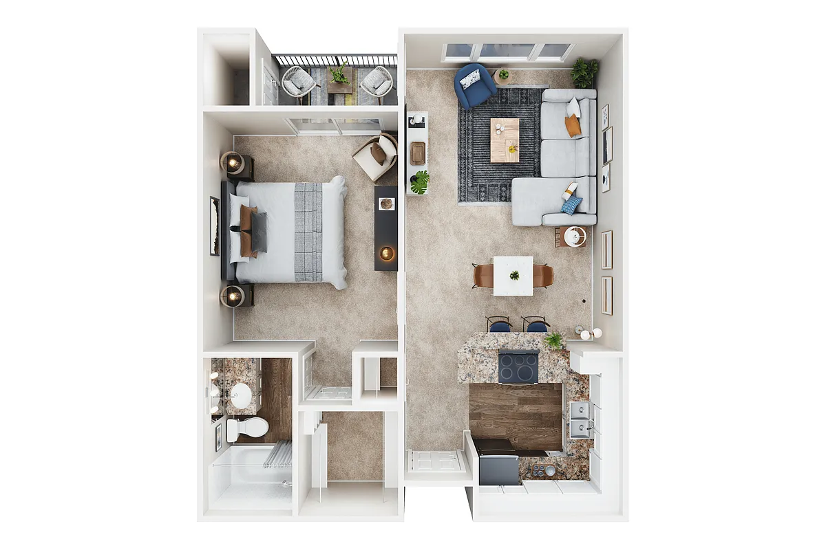 Floor plan 1X1
