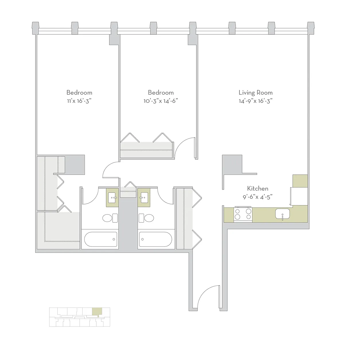 Floor plan 2bs12