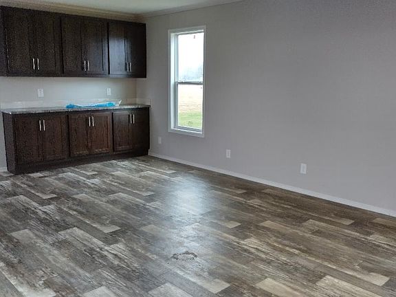 Kitchen/Dining area from living room