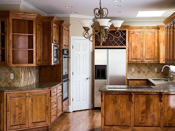 Gorgeous kitchen with stainless steel appliances