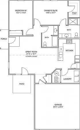 2BR, 2BA, 2BR, 2BA,
