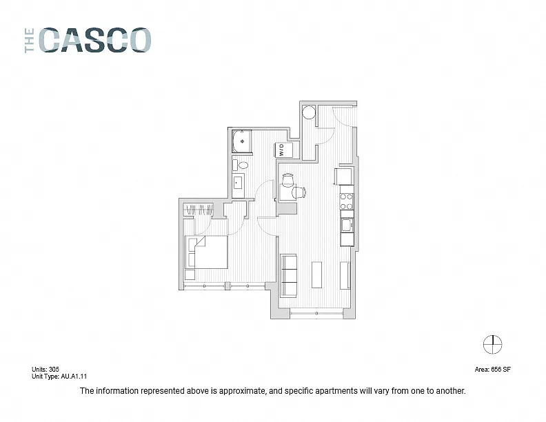 Floor plan The Casco - St. Croix Island