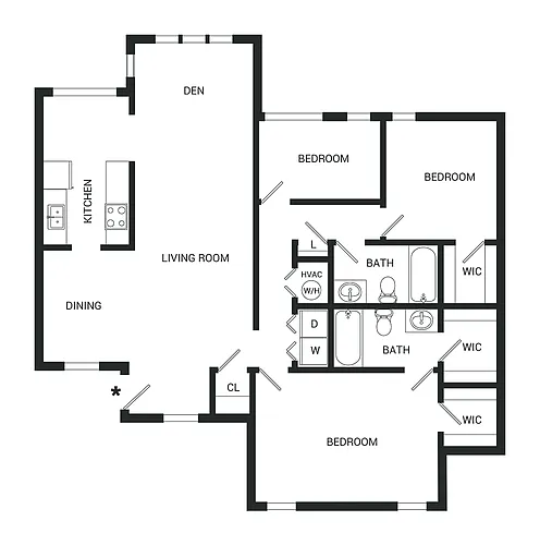Floor plan Greenbriar