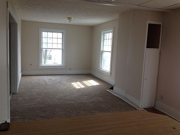 Kitchen open to living room