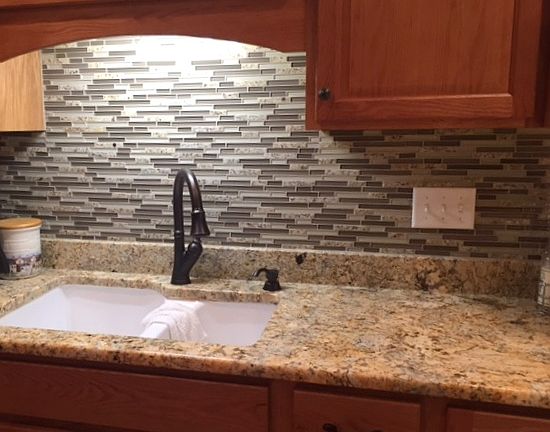 New Fixtures & Backsplash