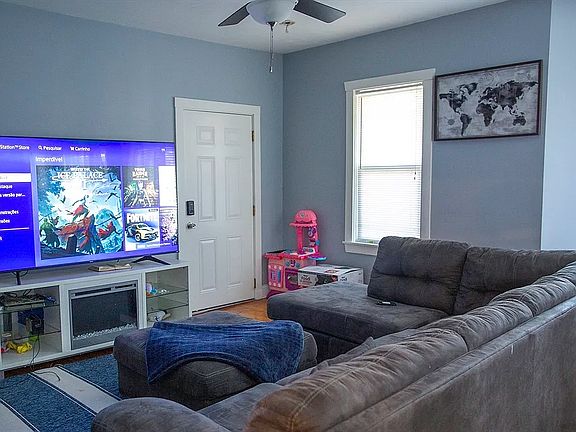 Living space with front entrance