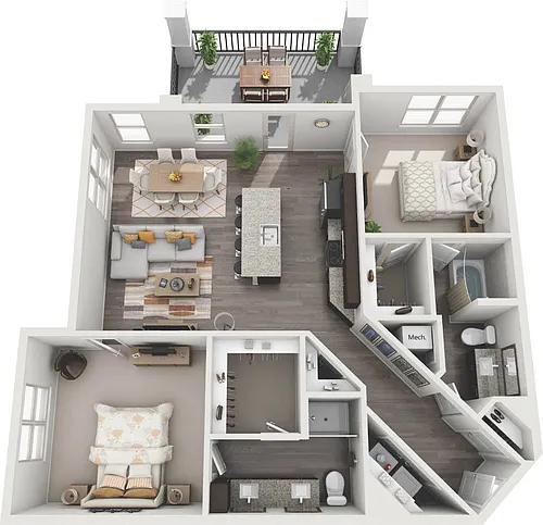 Floor plan B4