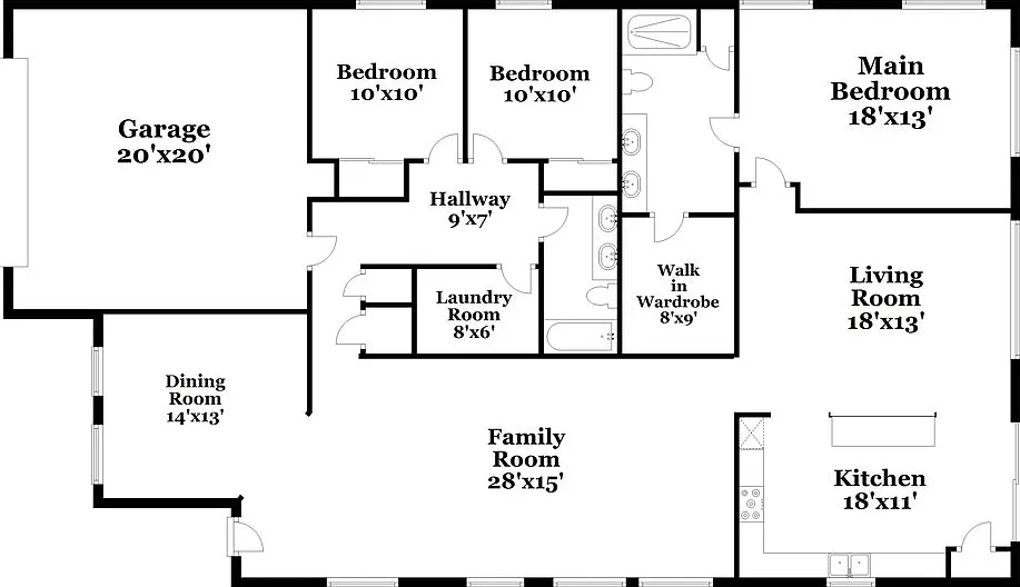 3 bed, 2.0 bath, 2210 sqft, $2,580 — Photo 2