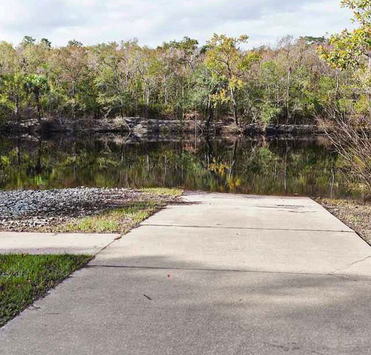 Community boat ramp