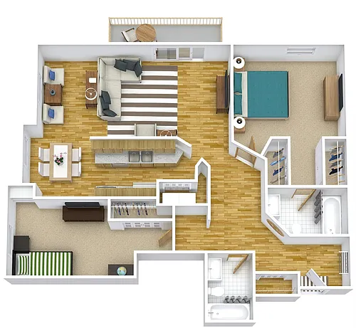 Floor plan Aldrich