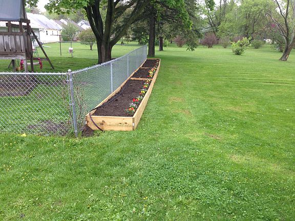 Built in Flower/Vegi Gardens