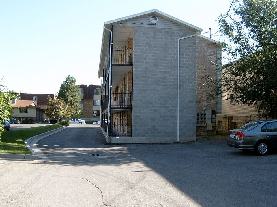 Parking lot and side view