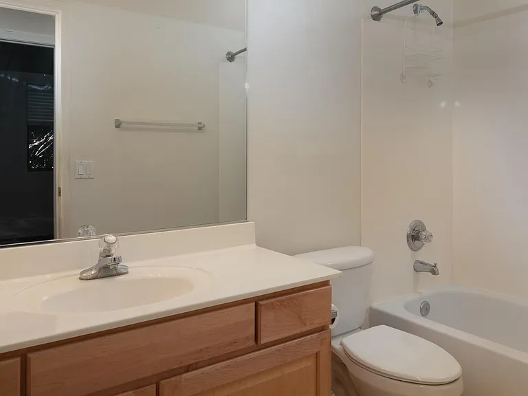 kids / guest bath room; white and clean look!