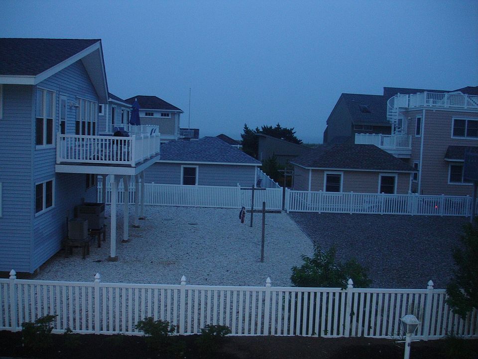 View of the beach from rear deck