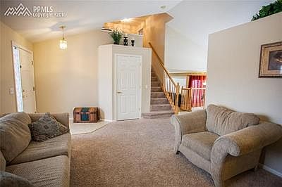 Open floor plan, entry with coat closet.