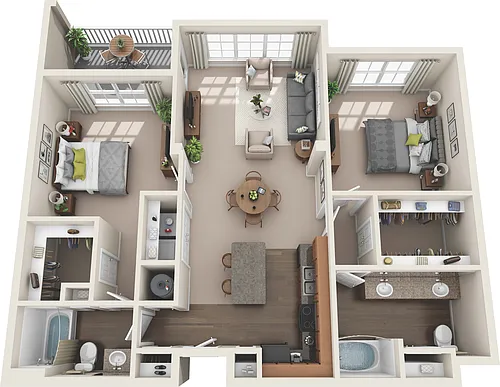 Floor plan The Rhododendron