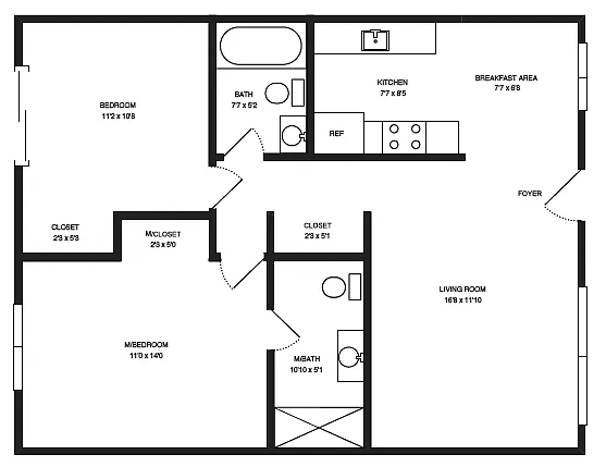 Floor plan The Magnolia