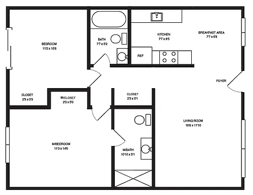 Floor plan The Magnolia