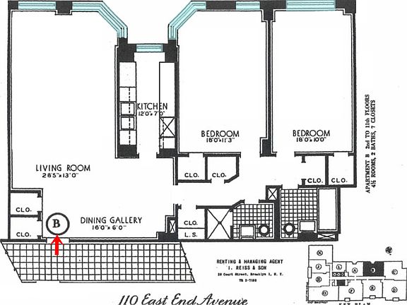 2nd image of 110 E End Ave APT 10B