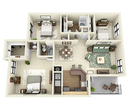 Floor plan C1