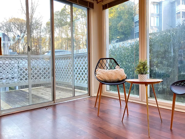 Sunroom and patio