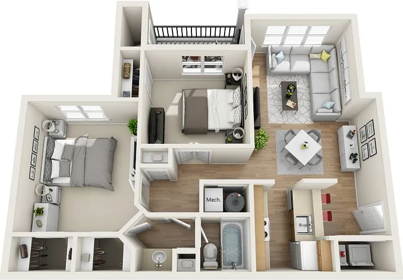 Floor plan B1