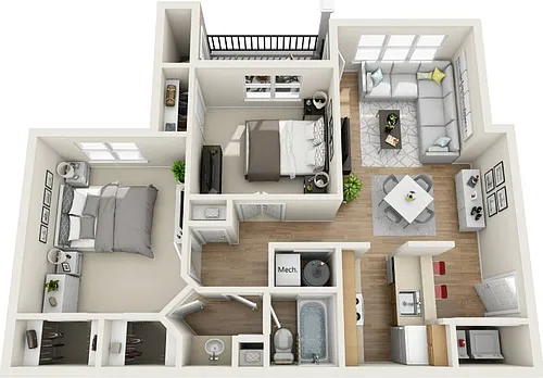 Floor plan B1