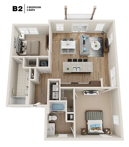 Floor plan B2