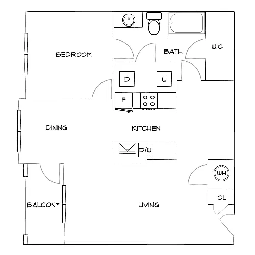 Floor plan Design 1G