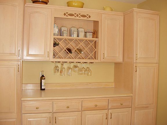 Wine Bar in Kitchen